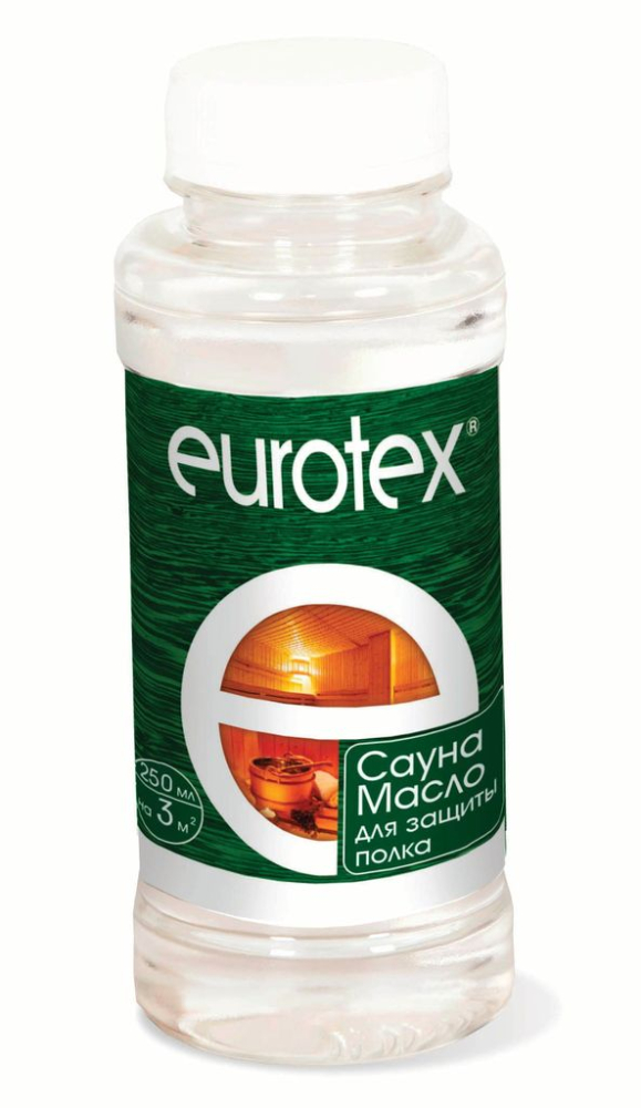 Масло для полка Eurotex-Сауна (0,250 л)