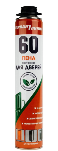 Пена монтажная профессиональная RETAIL_Первая линия для дверей всесезонная (-10℃ +35℃) /12