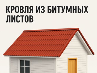 Как сделать кровлю из волновых битумных листов 🏠