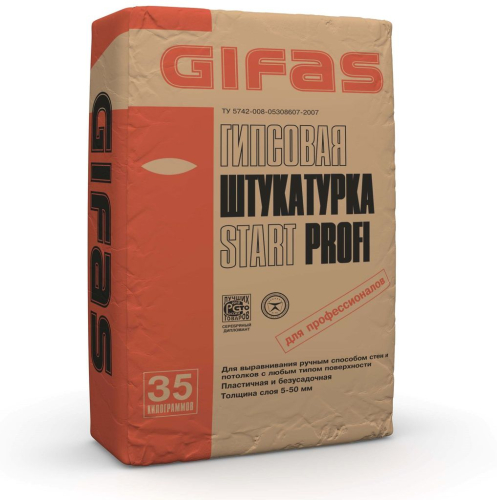 Штукатурка GIFAS START PROFI (35 кг) /40