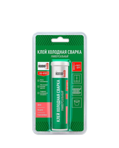 Клей холодная сварка Kudo KU-H101 универсальный (60 гр)/12