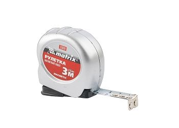 Рулетка 3 м х 16 мм магнитный зацеп Magnetic MATRIX