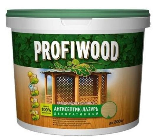 Антисептик-лазурь декоративный PROFIWOOD Палисандр (0,9 кг)