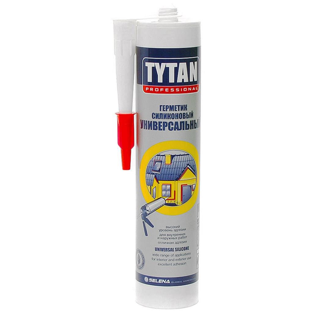 Герметик силиконовый Tytan Professional универсальный бесцветный (0,280 л)/12