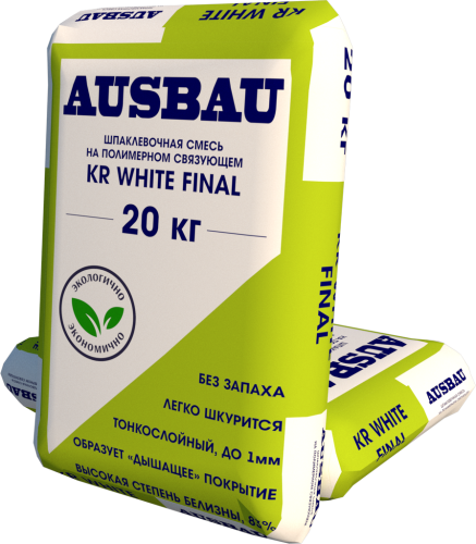 Шпатлевка AUSBAU KR WHITE FINAL (20 кг) /56
