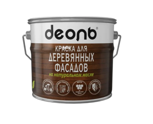 Краска для деревянных фасадов Деоль Шафран (0,75л)/6