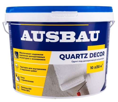 Грунт готовый под декоративную штукатурку AUSBAU QUARTZ DECOR (15 кг) /44