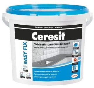 Клей для плитки ЦЕРЕЗИТ Easy Fix готовый (3,5 кг) /110