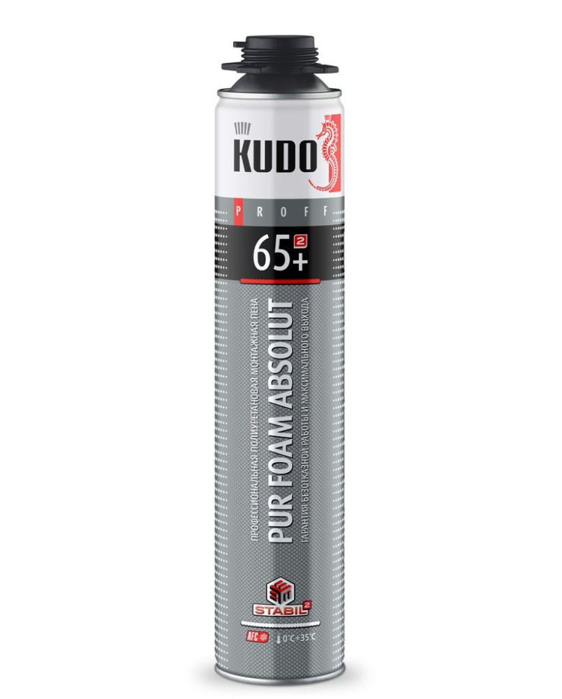 Пена монтажная профессиональная Kudo Proff 65+ (1000мл) /12