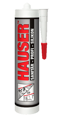 Герметик силиконовый Hauser SANI санитарный белый (0,260 л)/12