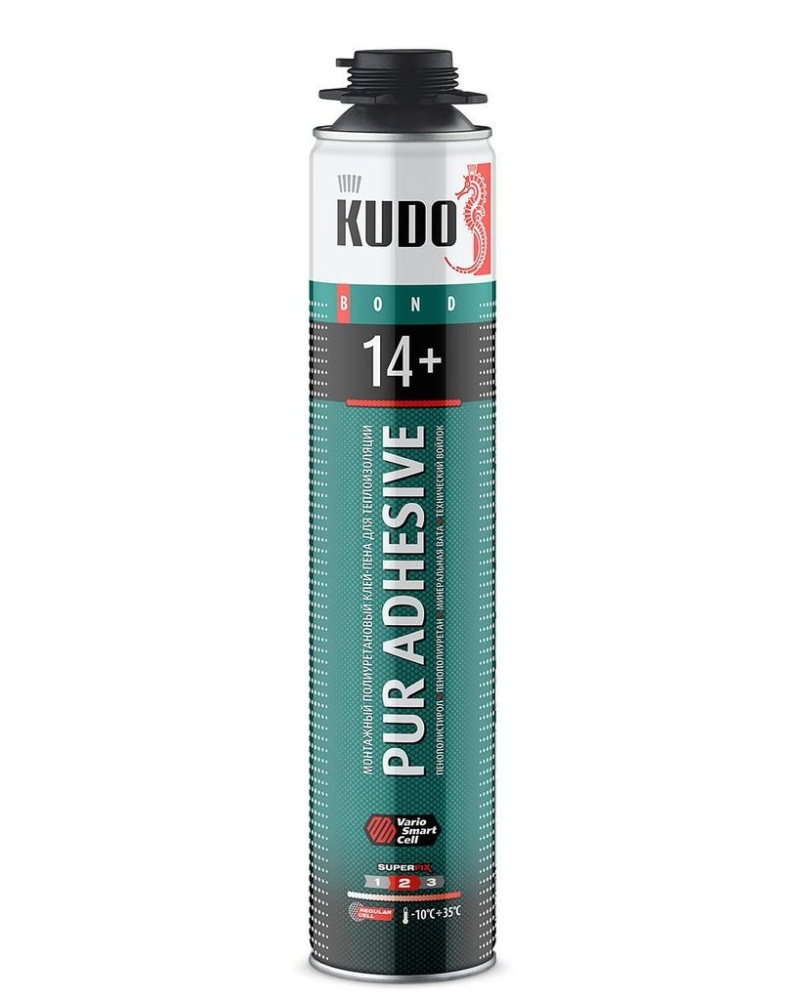 Клей-пена Kudo Proff 14+ APS всесезонная (1000мл) /12
