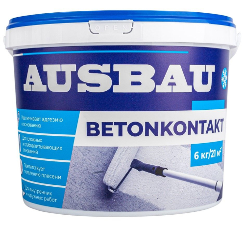 Бетоноконтакт AUSBAU BETONKONTAKT (6 кг) /90