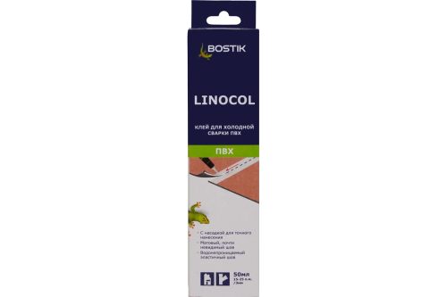 Клей для напольных покрытий Bostik LINOCOL холодная сварка швов для линолеума (50 мл)/24