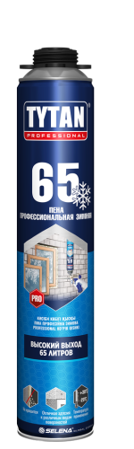 Пена монтажная профессиональная Tytan Professional 65 зимняя /12