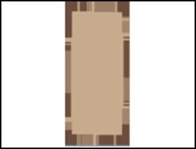 Ковер SIDE 50х80 дизайн 60021 BEIGE/BROWN 