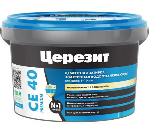 Затирка ЦЕРЕЗИТ CE 40 Aquastatic - Жасмин 40 (2 кг) /12