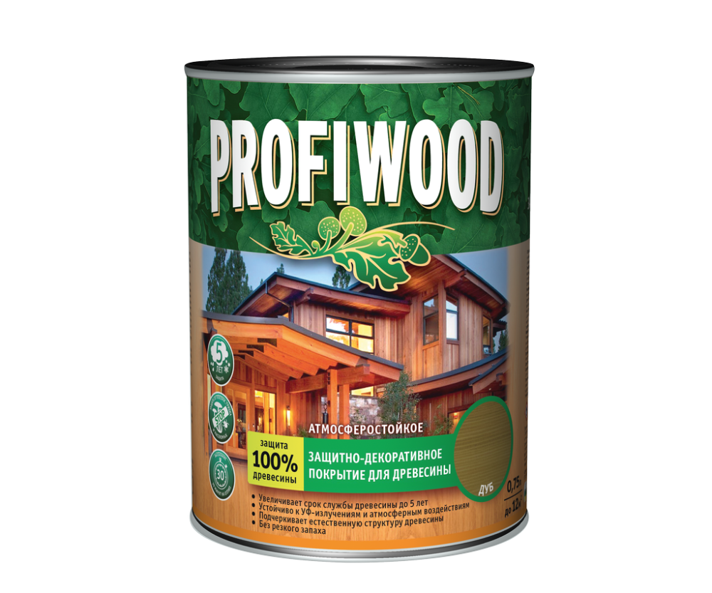 Антисептик защитно-декоративный PROFIWOOD Тик (0,7 кг)