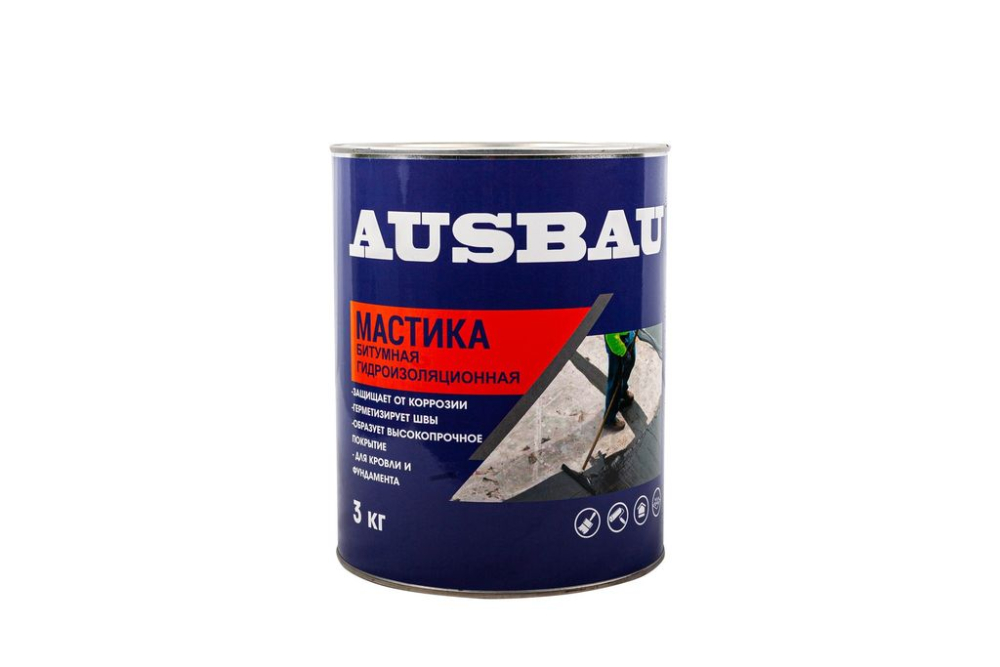 Мастика битумная AUSBAU (3 кг) /210