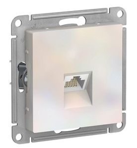 Механизм розетки компьютерной AtlasDesign RJ45 кат.5E жемчуж. SchE