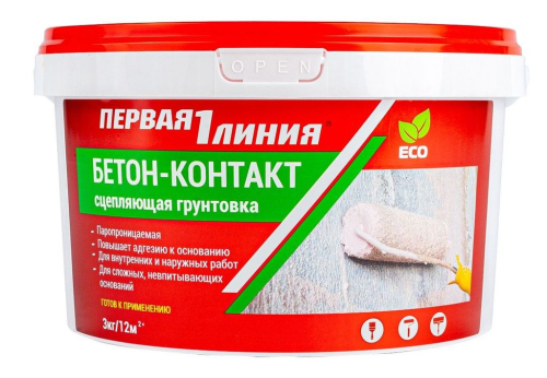 Бетоноконтакт Первая линия универсальный (3 кг) /144