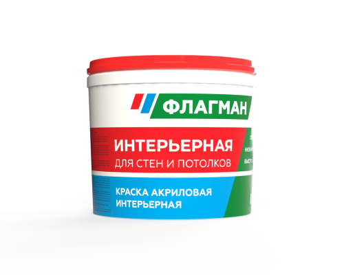 Краска интерьерная акриловая ФЛАГМАН (30 кг) /16