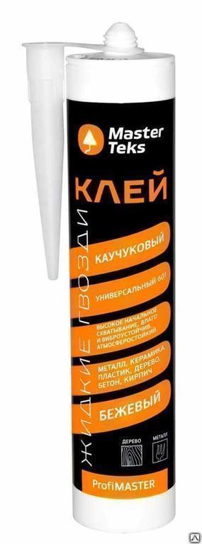 Клей монтажный Masterteks ProfiMaster 601 универсальный бежевый (0,400 кг)/12
