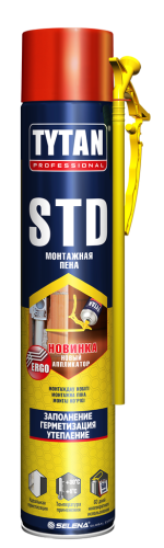 Пена монтажная бытовая Tytan STD BASE всесезонная (0,750л) /12