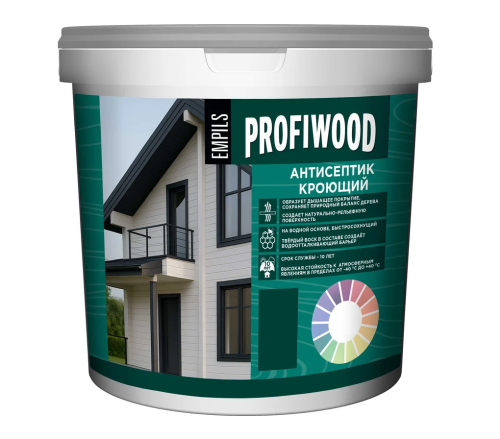 Антисептик кроющий PROFIWOOD горький шоколад 2.4л 2.7 кг-6