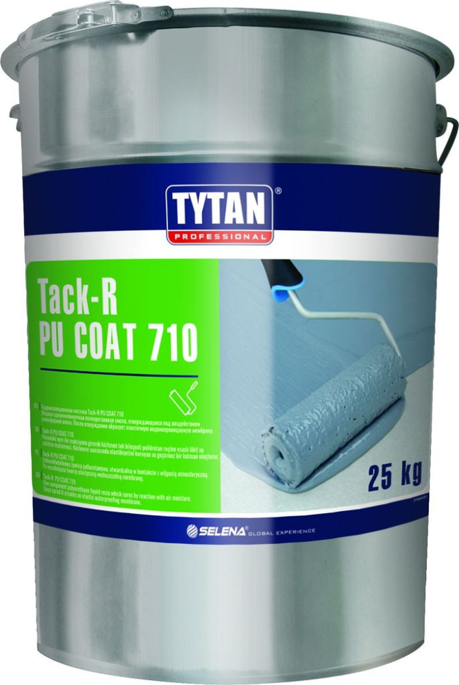 Мастика гидроизоляционная Tytan Professional TACK-R COAT 710, серый 25кг/48