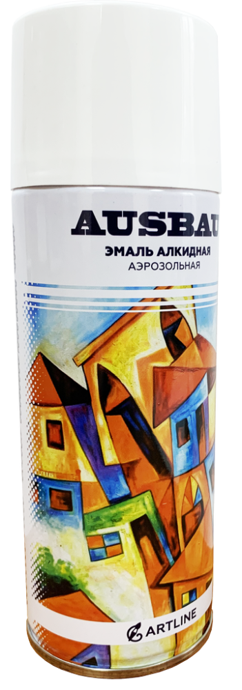 Эмаль аэрозольная алкидная AUSBAU Серая (520 мл) /12