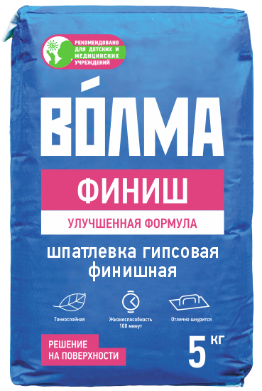 Шпатлевка ВОЛМА Финиш (5 кг) /208