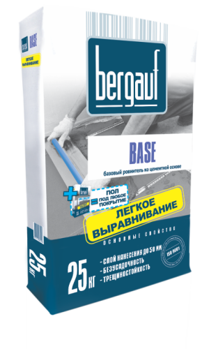 Пол ровнитель BERGAUF BASE 6-50 мм (25 кг) /56