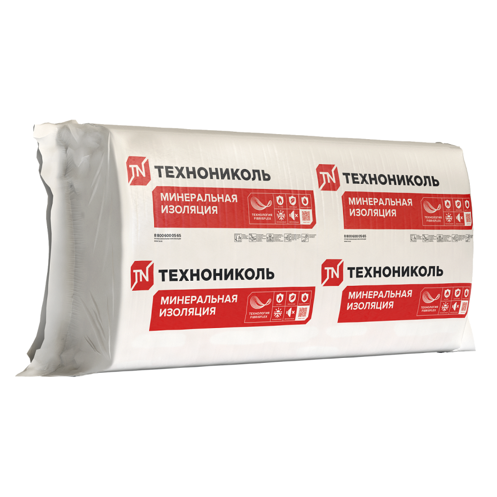 Утеплитель ТЕХНОНИКОЛЬ Стены и крыши ПРОФ 34PN 50х600х1200 (уп.24шт 17,28м2 0,8640м3) (16)