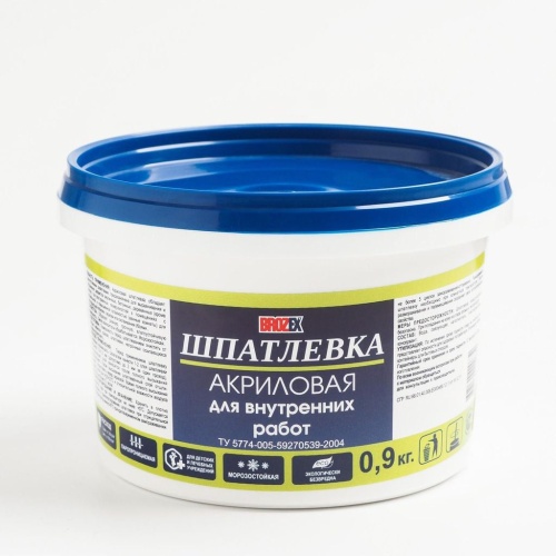 Шпатлевка BROZEX универсальная акриловая (0,9 кг) /12