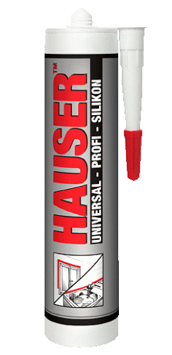 Герметик силиконовый Hauser UNI универсальный бесцветный (0,260 л)/12