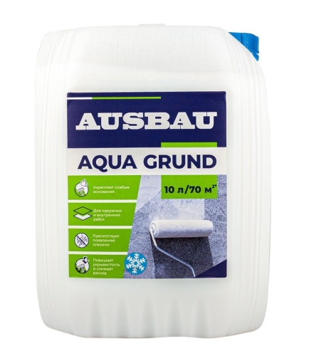 Грунт для подготовки оснований латексный AUSBAU AQUA GRUND (10 л) /60