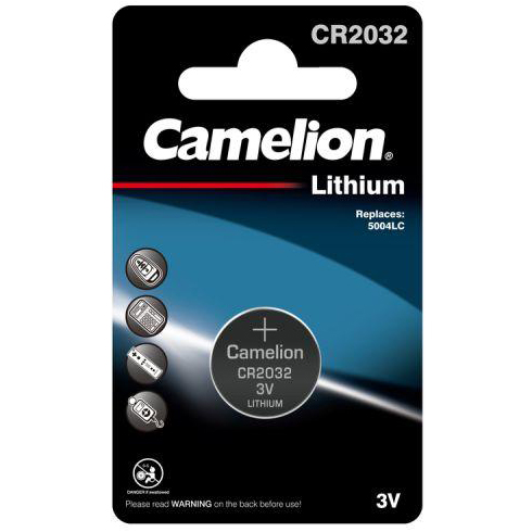 Батарейка литиевая Camelion CR2032 BL-1 (блист.1шт) 3066 таблетка