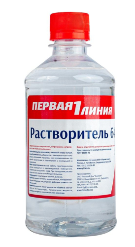 Растворитель 646 Первая линия (0,5 л)/25шт/уп