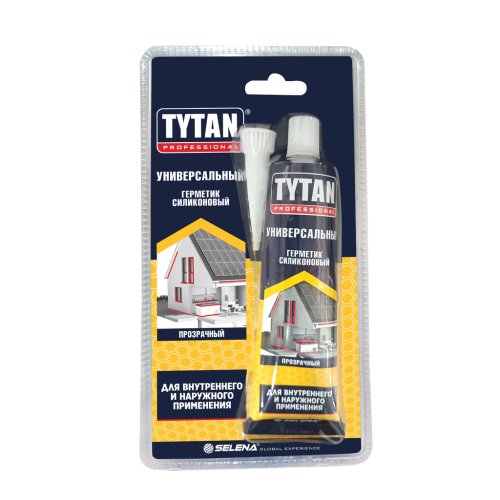 Герметик силиконовый Tytan Professional универсальный прозрачный (0,085 л)