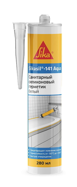 Герметик Sikasil-141 Aqua белый (0,280 л)/12