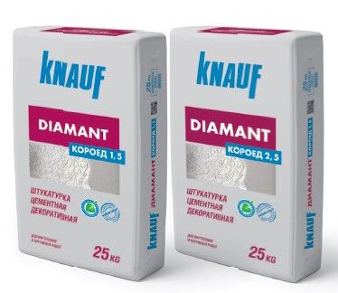 Штукатурка KNAUF Диамант Короед 1,5 мм (25 кг) /48