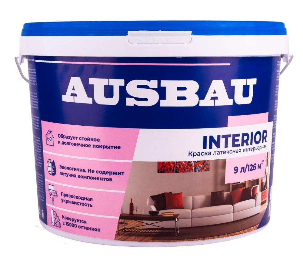 Краска интерьерная латексная AUSBAU (2,7 л) /144