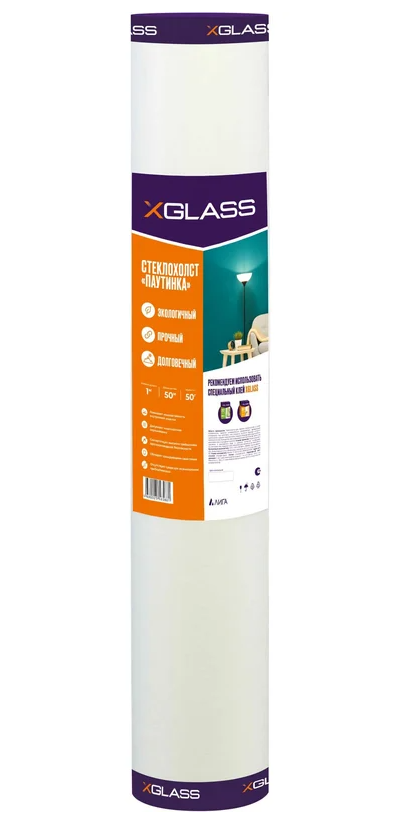 Стеклохолст X-Glass 50г/кв.м 1мх50м