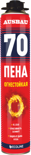 Пена монтажная огнестойкая AUSBAU 70 B1 Ei240 (1000мл) /12